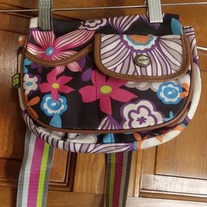 Lily Bloom Multi Color Crossbody Purse
